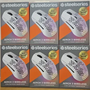 Бездротова ігова миша SteelSeries Aerox 3 Wireless Snow (Стан Нової)