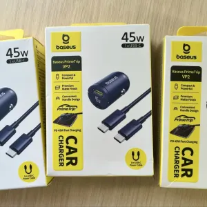 Зарядное устройство Baseus 45W + кабель Зарядка в авто Original Новые