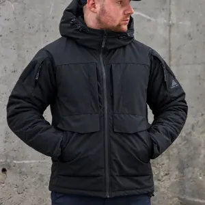 Зимова тактична куртка Omni-Heat SWAT Поліція Чорний колір з підкладкою
