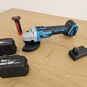 Комплект 4.0А 2шт +з.у + Болгарка Аккумуляторная Razor [ посадка акб макита procraft] Регулировка оборотов