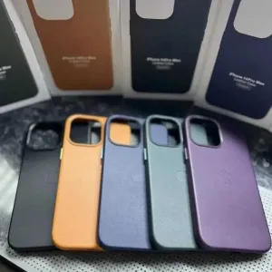 Чехол на iPhone 14 Pro Max та інші MagSafe,кожаный Айфон шкіряний А.12