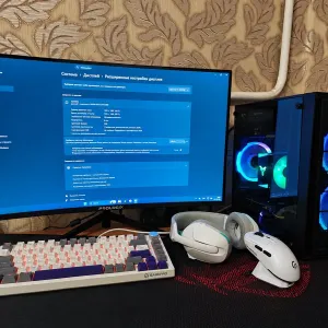 Игровой компьютер полный комплект с монитором и переферией