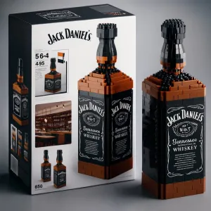 Набір LEGO у вигляді пляшки Jack Daniel's лего Джек Деніелс