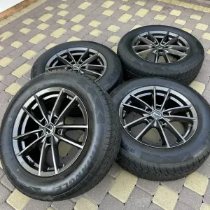 R17 диски Borbet 5x108 Ford Kuga/Edge / Volvo XC60/70 / Peugeot 3008/5008 шини 225/65R17 зима 2022р (комплект)