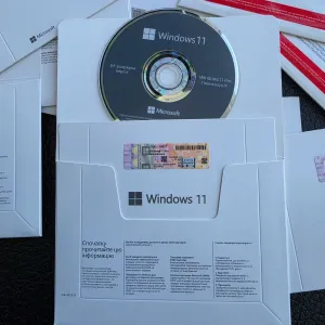 Microsoft Windows 11 Pro OEM DVD FQC-10557 українська — ключ ліцензія COA наліпка, ключ Віндовс 11 Про, Активация Виндовс 11 Про