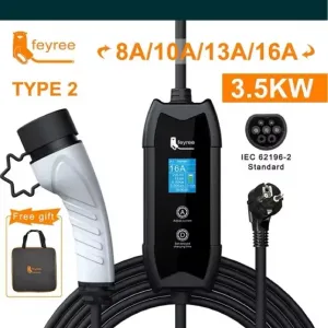 Зарядний кабель для електромобіля Type 1 Type 2  GBT