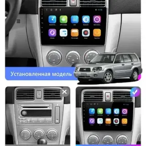Якісна магнітола з CarPlay швидкий процесор SUBARU FORESTER 2003-2013