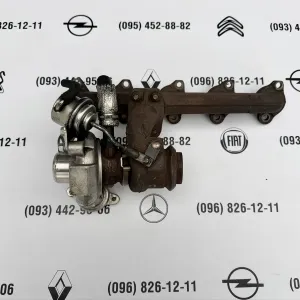 Турбіна 1.6HDI Сітроен Пежо Форд Мазда Фіат 54359887000 Peugeot Citroen Ford Mazda