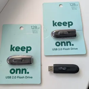 Флешка USB flash 128Gb Onn. (3шт под восстановление)