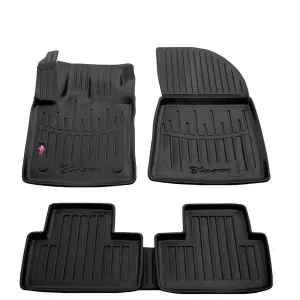Гумові 3D коврики в салон Рено Captur/ Clio/ Dokker/ Express/ Duster