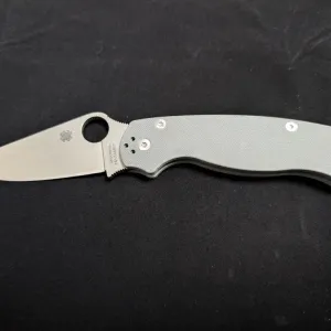 Складний ніж  Spyderco Paramilitary 2 Maxamet G10 gray C81GPDGY2