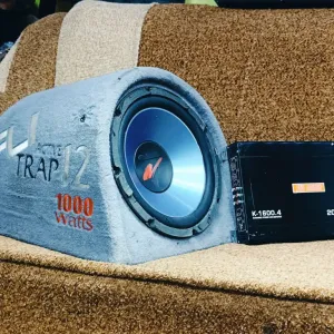 Сабвуфер Kenwood+4х канальний підсилювач JN audio k1600.4