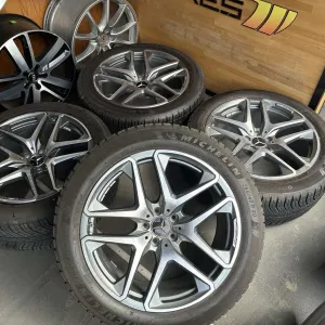 Оригінальні диски R20 AMG на  Mercedes GLC 63 + різноширокі шини 265/45 20 & 295/40 20 Michelin