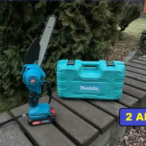 Пила аккумуляторная цепная 8️⃣". Садовая пила на аккумуляторе 20см