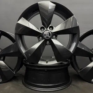 Диски R17 5x112 Et38 6.5J. Skoda Kodiaq Karoq Octavia A8 A7 A5 Superb Volkswagen Tiguan Passat B8 B7 B6 Jetta Golf Touran Caddy CC Audi Q3 Q2