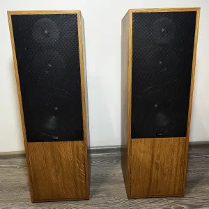 Підлогові колонки Canton Fonum 600, акустика Hi-Fi, дубовий шпон