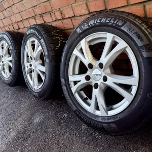 Диски VW Golf CADDY TOURAN PASSAT Skoda Octavia A5 резина MICHELIN ALPIN 6 ЗИМА  15 5 112 Комплект