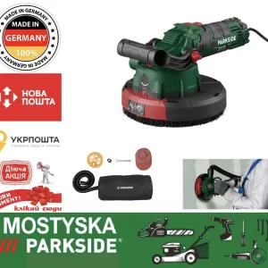 Шліфмашинка для стін та підлоги PARKSIDE PWBS 180 B3, шліфмашинка по бетону парксайд, машинка для шліфування стін підлоги парксайд