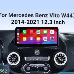 Штатная магнитола Mercedes Vito 447 Viano V-class 12.3" дюймов android QLED WiFi GPS