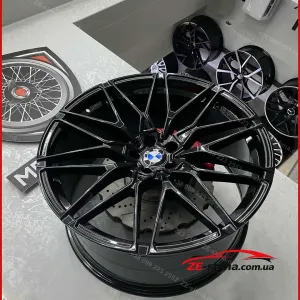 Диски BMW 818M Style R21 5x112 Різноширокі ET37/43 X5 G05 X6 G06 В наявності Gloss Black