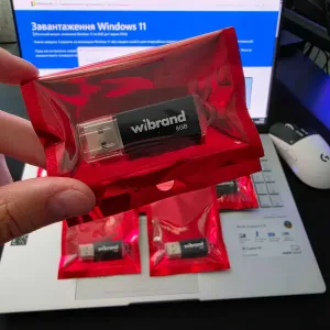 USB Флешка Віндовс 11 Про Інсталяційна | USB Загрузочная флешка Виндоус 11 Про | Загрузочна Швидкісна флешка Ноутбук ПК Windows 11 Pro