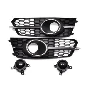 Решетки audi a6 c7 решітка sline s-line заглушка бампера ауди а6 с7