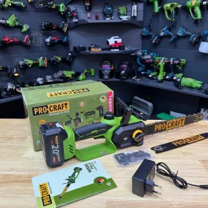 +3.0Ah акб Аккумуляторная пила Procraft PKA34 254мм и 305мм Шина