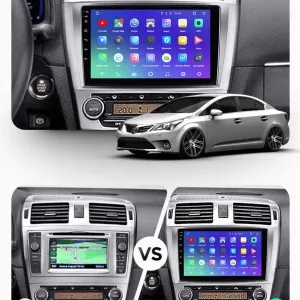 Якісна магнітола CarPlay швидкий процесор Toyota Avensis Авенсис 08-15
