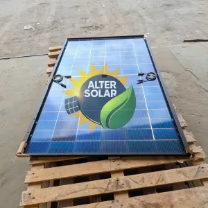 ‼️‼️‼️78$ Сонячна панель Luxen Solar 455Вт, Double Glass, Bifacial, N-type, Full Black, двосторонні