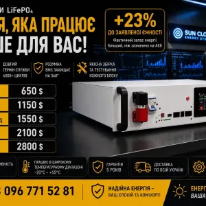 Аккумуляторы для инвертора, Надежное резервное питание для вашего дома от производителя в Киеве!
