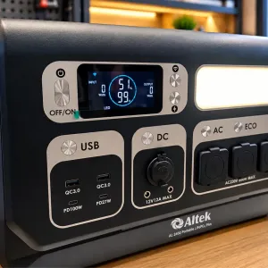 В НАЯВНОСТІ Портативна зарядна станція ALTEK AL2400 PowerBox PRO PLUS