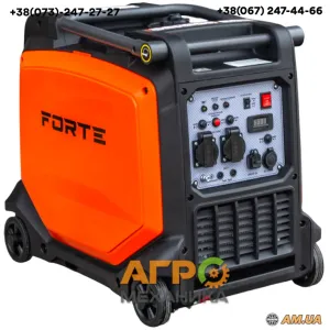 Генератор інверторний 5кВт FORTE FG6500iE бензиновий