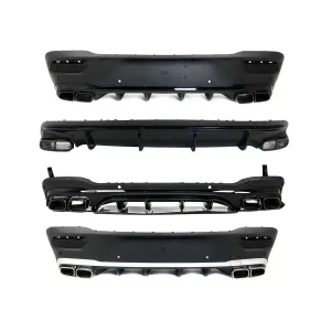 диффузор заднего бампера mercedes w167 w205 w166 c217 gls gle мерседес