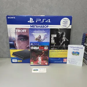Sony Playstation 4 Ps4 Ps Slim 3 Ревізія CUH2208B HDD 1TB 1024GB Магазин 12 Місяців Гарантія + NBA2K16
