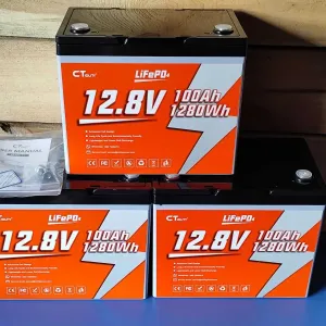 Акумулятор CTolity 100Ah, 12,8V, 1280WH, LifePO4, з bms платою літій-залізо-фосфатний