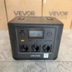 зарядна станція VEVOR (1008Wh / 1800W / LiFePO4)