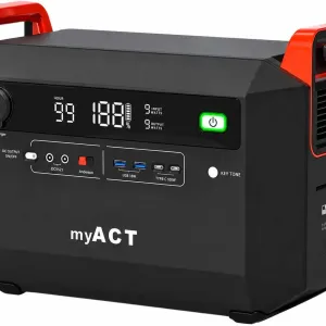 Зарядная станция Зарядна станція myACT AP1002 1000W, Ємність 998 Вт/год
