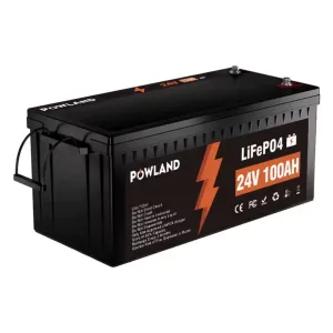 Powland 24V 100Ah Lifepo4 акумулятори