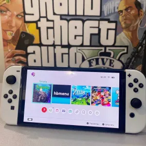 Консоль Nintendo Switch OLED 256GB БУ + 11 Ігор