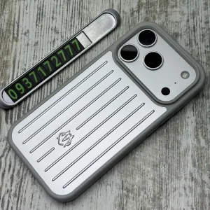 Чохол преміум Rimowa Case на iPhone 17 Pro Max/ 17 Pro/ 18 Pro Max Метал. Римова. Чехол