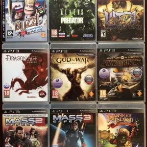 Sony PS3:Buzz Сокровища Нации Wolfenstein, Persona Скрежет Металла Driver God of War, Saboteur Стартек Crysis Dead Space, Aliens vs Predator  Killzone