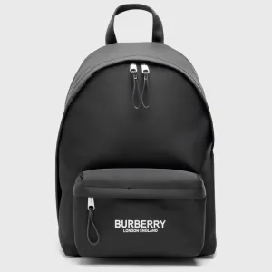 Рюкзак чоловічий Burberry Logo Print Nylon Backpack Black копія 1:1