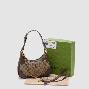 Сумка жіноча Gucci Aphrodite Small Shoulder Bag Grey копія 1:1