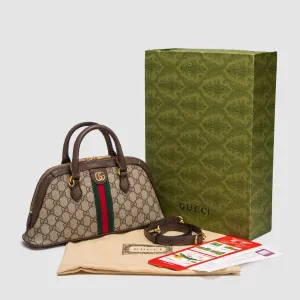 Сумка жіноча Gucci Ophidia Medium Top Handle Bag копія 1:1