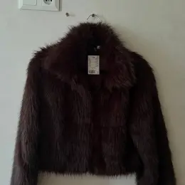 Шубка H&M темно-коричнева S/M