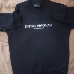Кофта чоловіча Emporio Armani The Eagle Brand чорна розмір S