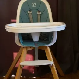 Дитячий стільчик для годування Kinderkraft Tixi Turquoise