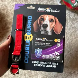Нашийник від бліх та кліщів AnimAll VetLine DOUBLE GUARD 32-40см