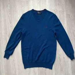 Светр Fred Perry V-подібний виріз 100% Merino Wool розмір S