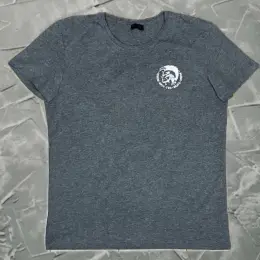 Футболка Diesel Only the Brave сіра розмір M